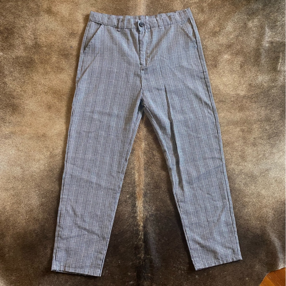Shein Mens Small Black/ White Pants